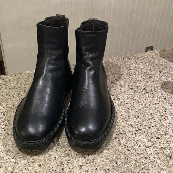 Size 12 Men’s (11 UK) Hogan Black Leather Chelsea Slip on Boots - Picture 7 of 13